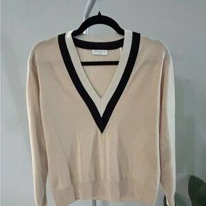 Sandro Paris Size 3 (large-fitted) Tan Wool/cashmere Blend sweater